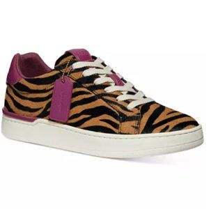 COACH "Lowline" Luxe Sneakers 7.5M Animal Print